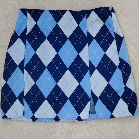 Blue sketchered pencil skirt size: small brand:H&M - Picture 1 of 4